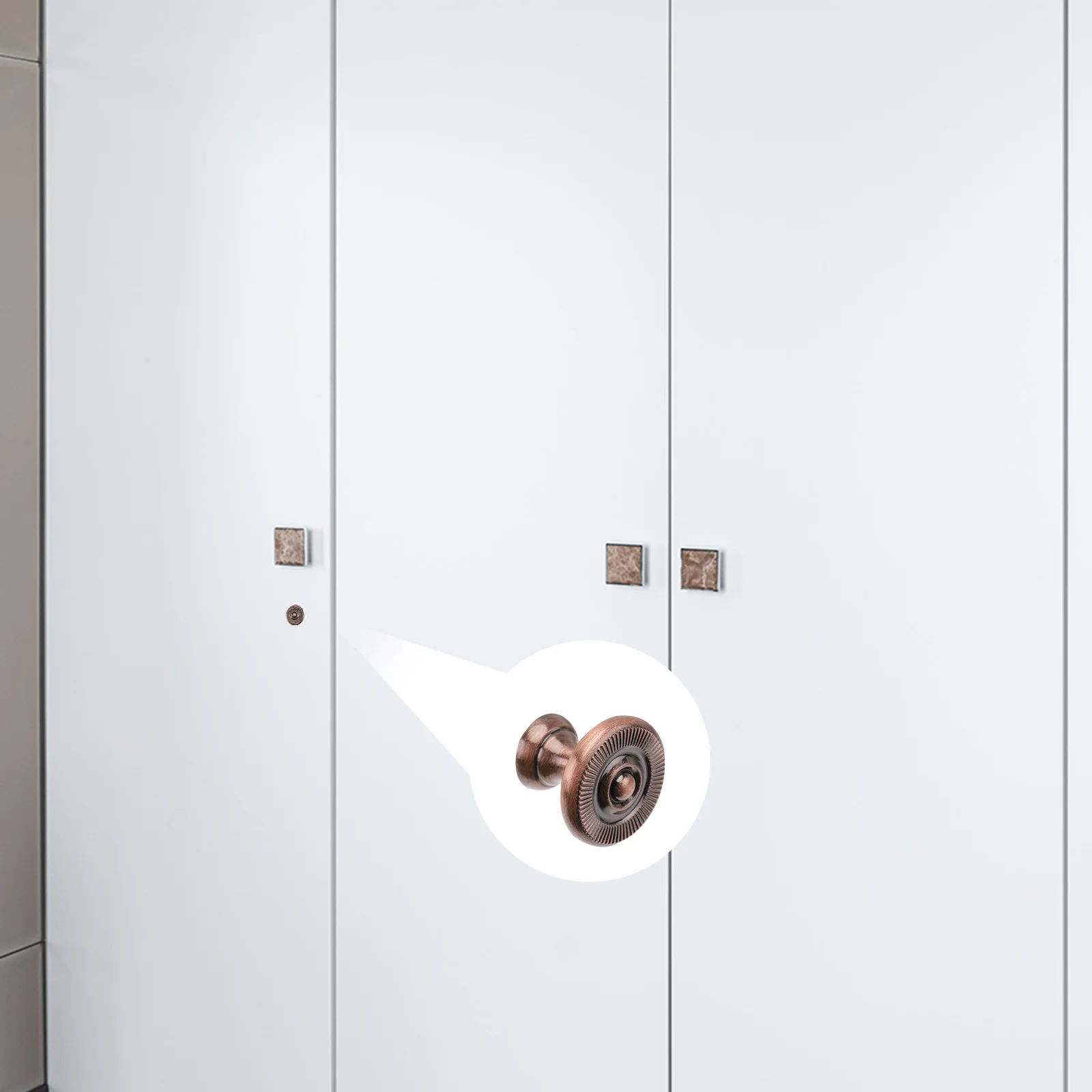 

4Pcs Zinc Alloy Retro Cabinet Drawer Pull Handles Durable Vintage Furniture Knobs Cupboard Door Pull Handle Retro Cabinet Knob