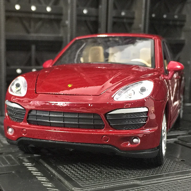 

1:24 Porsche Cayenne S Turbo SUV Alloy Car Model Diecasts Metal Toy Car Model Simulation Sound Light Collection Kids Gift