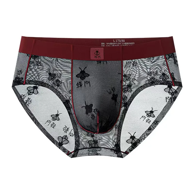 Men's briefs briefs Men's sensible pouch sports wicking sweat breathable mid-waist shorts