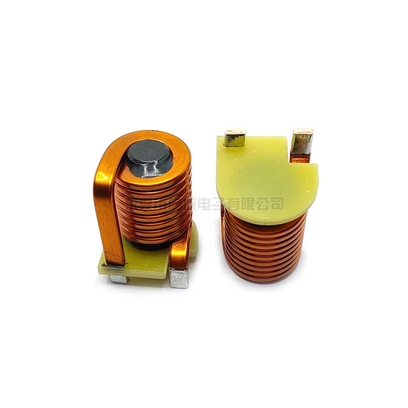 High Current Rod Inductor 80A 1.5UH 8*21N-1.8*4-9T With Base Flat Wire Magnet Stick Inductor