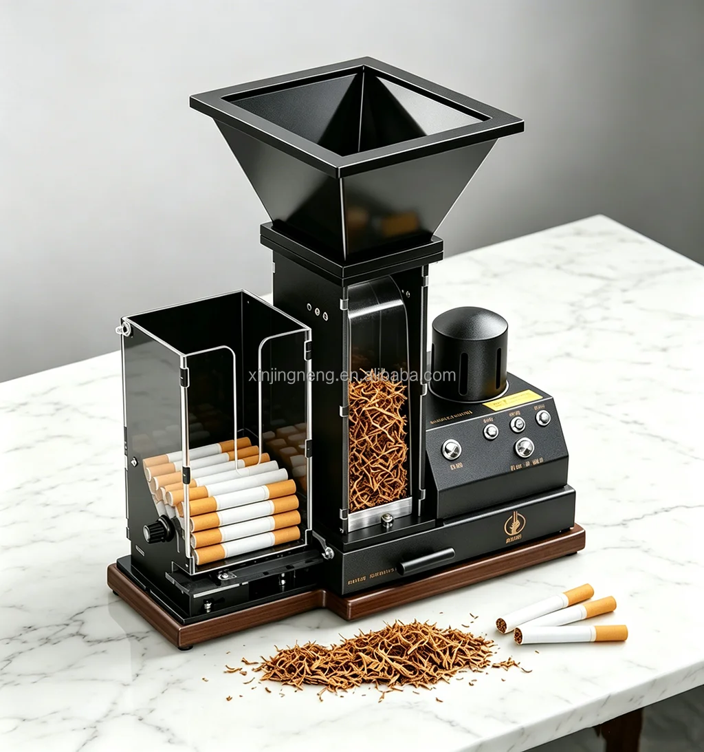 Fully Automatic Tobacco Cigarette Machine High Configuration 1500/h Production Capacity For Home Use Capable Rolling 65,80 Types