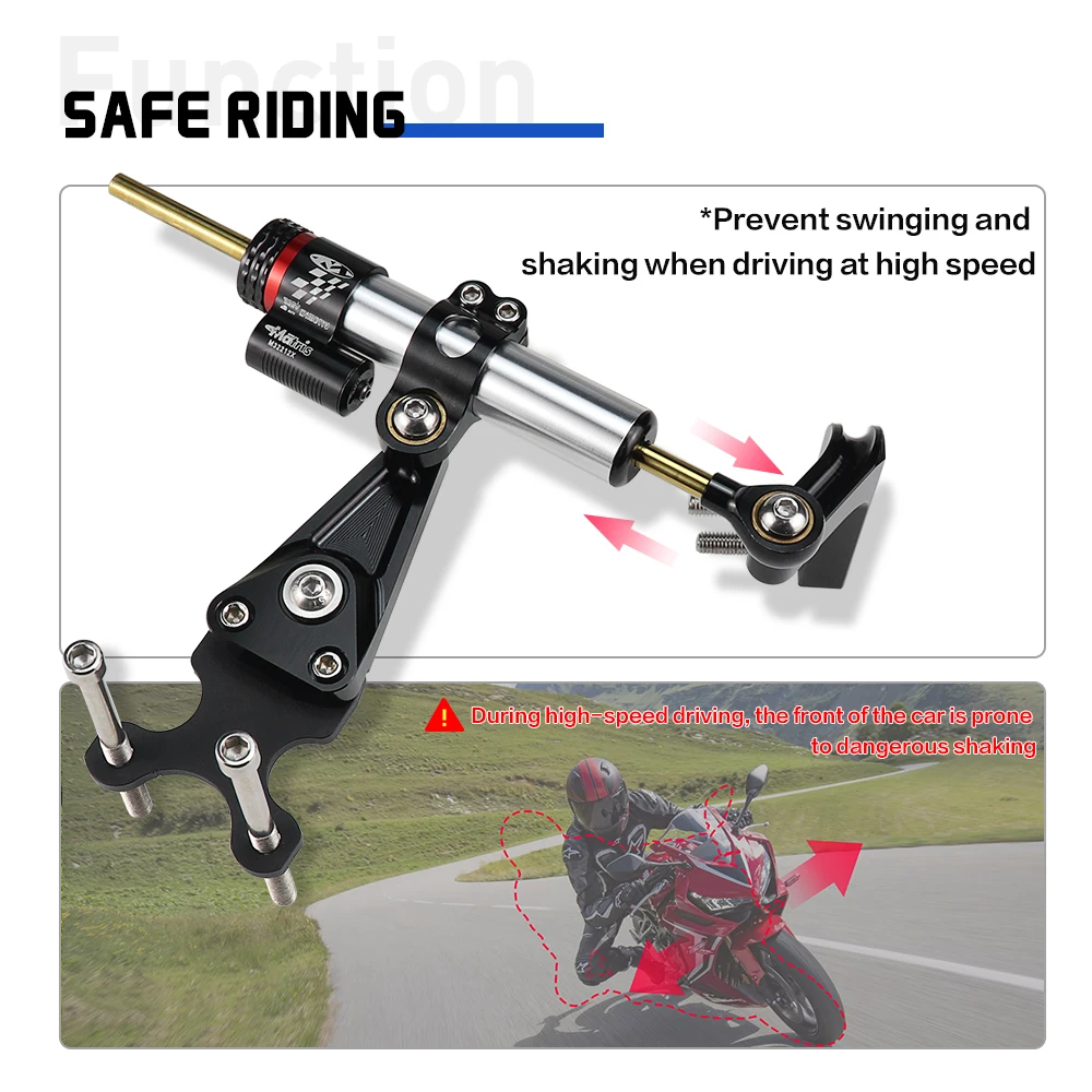 Motorrad Lenkungsdämpfer Halterung CBR650R - alternate angle