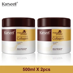 Karseell 2pcs Collagen Hair Treatment Deep Repair Conditioning Argan Oil  Hair Mask Essence for Dry Damaged Hair All Hair Type