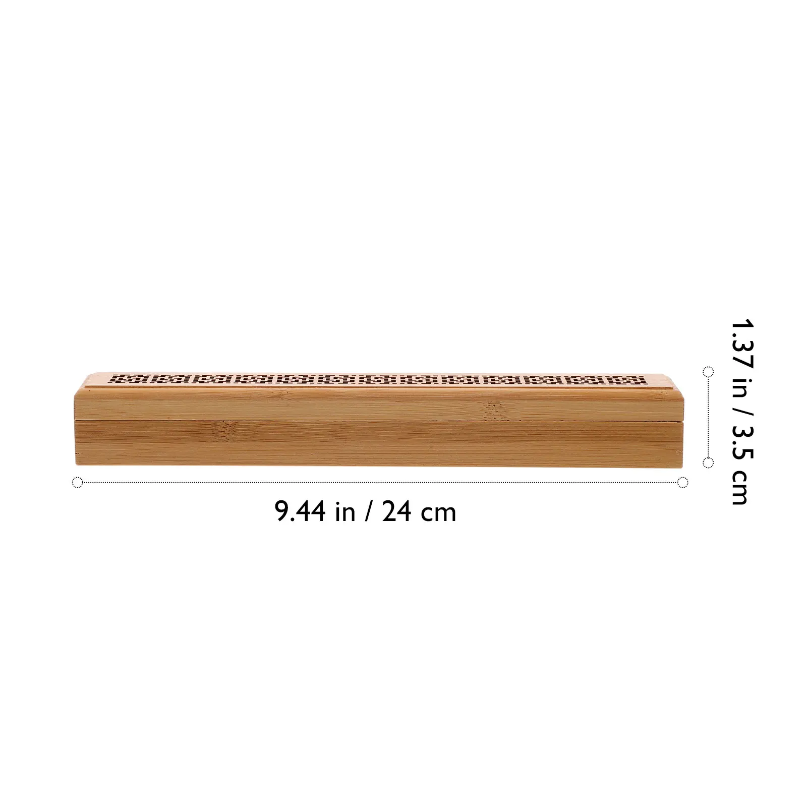 

Wooden Incense Burner Hollow-Out Design Traditional Chinese Style Aromatherapy Box Decor For Home Study Bedroom Yoga Meditation