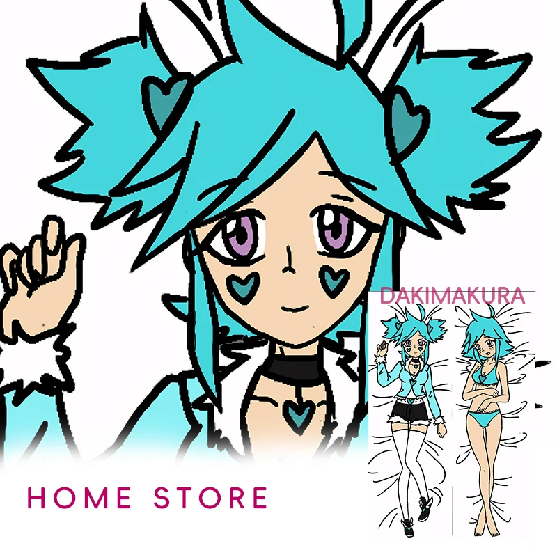 Funda de Youtube Dakimakura, funda de almohada con estampado de doble cara de Anime, almohada corporal de tamaño real