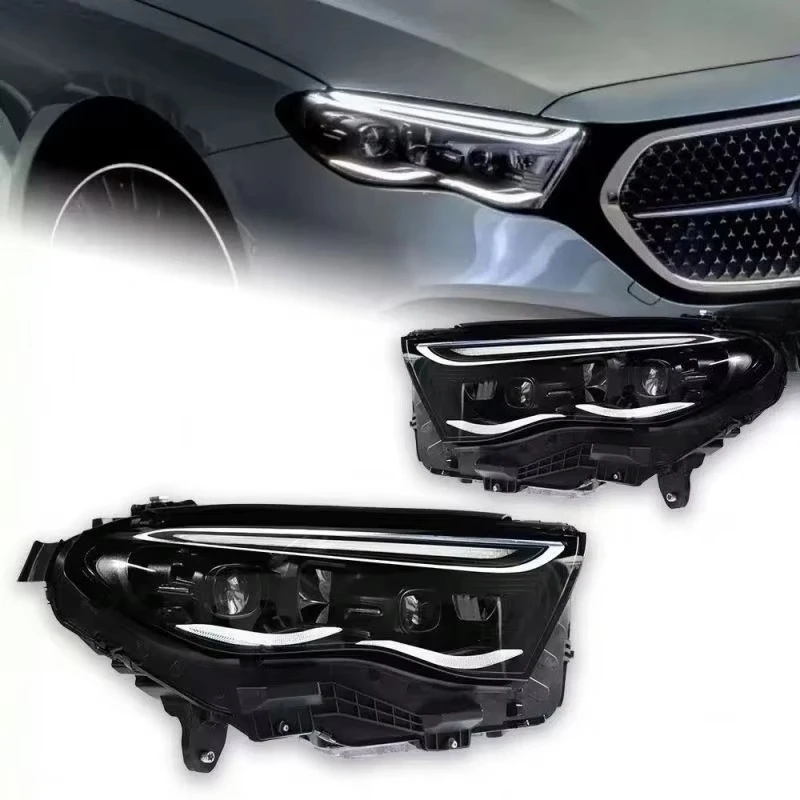 

MJ for Car Auto Parts Front Light E-Class W214 Headlight 2024 2025 Head Light Upgrade LED Head Lamp
