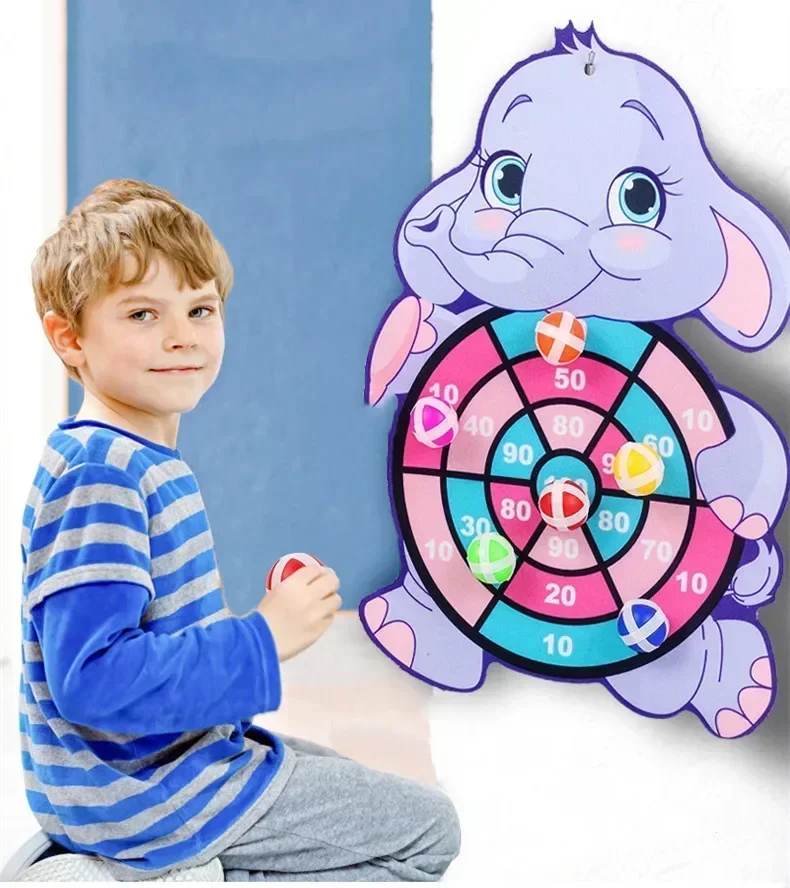 Lernspiele Dartscheibe Stickey Ball Dart Kinderspielzeug Kind Montessori Spiele Indoor-Sport für Kinder Montessori Spielzeug Geschenk – Detail 3