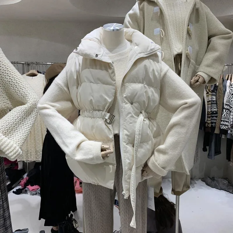 

Versatile Temperament Korean Version 2025 Fashionable and Versatile Women's Autumn New Item Pleated Waist Belt Vest Jacket