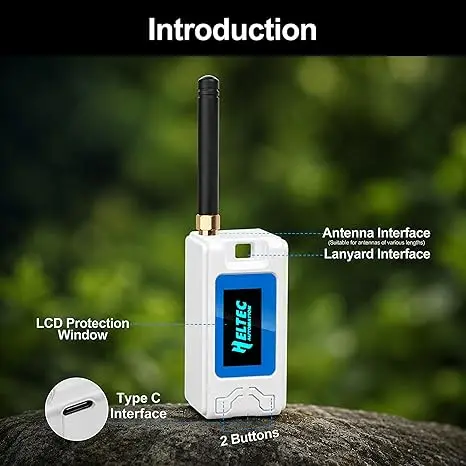 Heltec V3 Meshtastic WiFi LoRa 32 Zestaw Obudowy ESP32 SX1262 Węzeł LoRa 0,96-calowy Niebieski Wyświetlacz OLED Płytka Rozwojowa dla Arduino LoRaWAN IoT — zdjęcie produktu 6