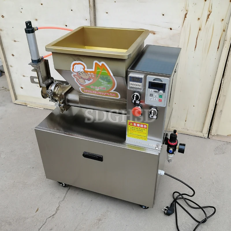 Dough Blocking Dividing Machine For Biscuits Bread Pizza Dumplings Dividing Dough Machine 5-250g Adjustable Weight With 3 Molds