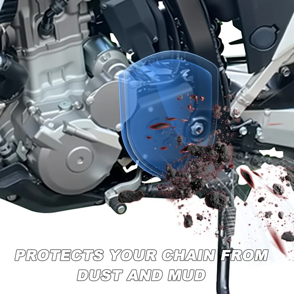 

Motorcycle Case Saver Protector Chain Guard Aluminum Front Sprocket Cover DRZ 4S DRZ-4S DRZ4S 2025-2026 For Suzuki