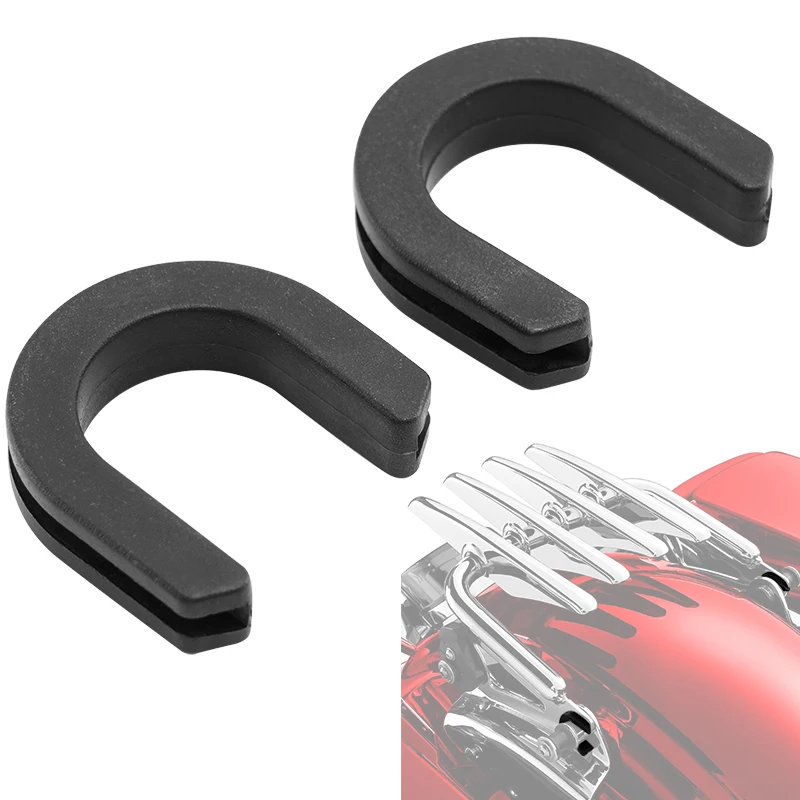 

Motorcycle Detachable Luggage Rack Mounting Rack Sissy Bar Latch Clips Plate Grommets For Harley Touring Softail Dyna Sportster