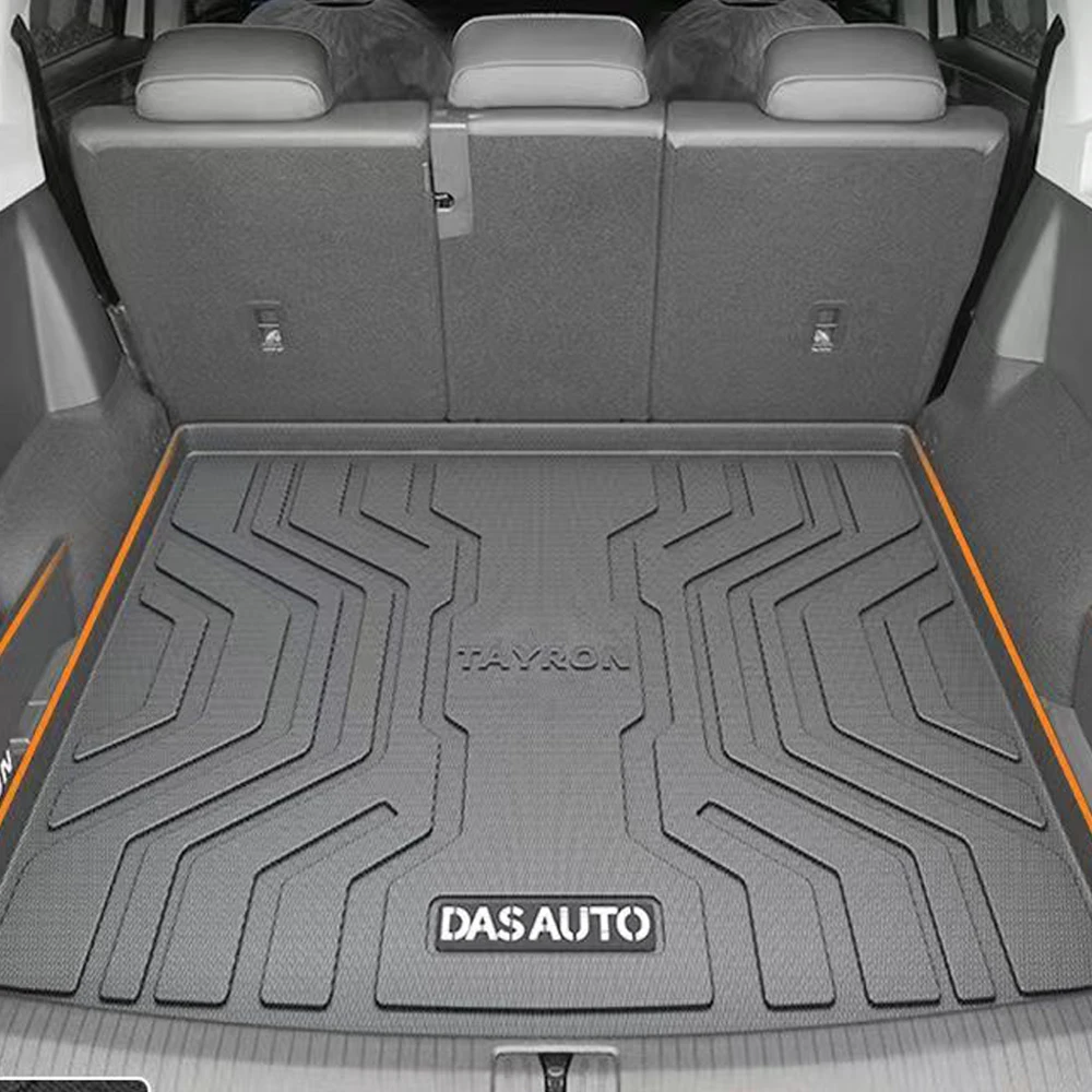 Car Interior Accessories Trunk Mat For Volkswagen TAYRON 2019-2022 TPE Material Carpet Full Set Waterproof Anti slip Car Trunk P