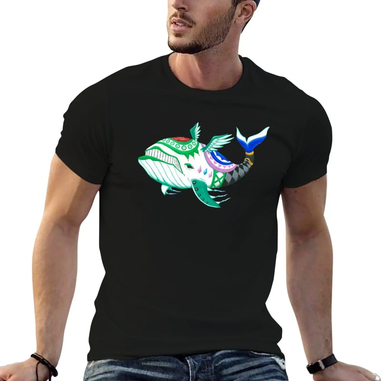 Wind Fish T-Shirt tees graphic t shirt vintage t shirt for men