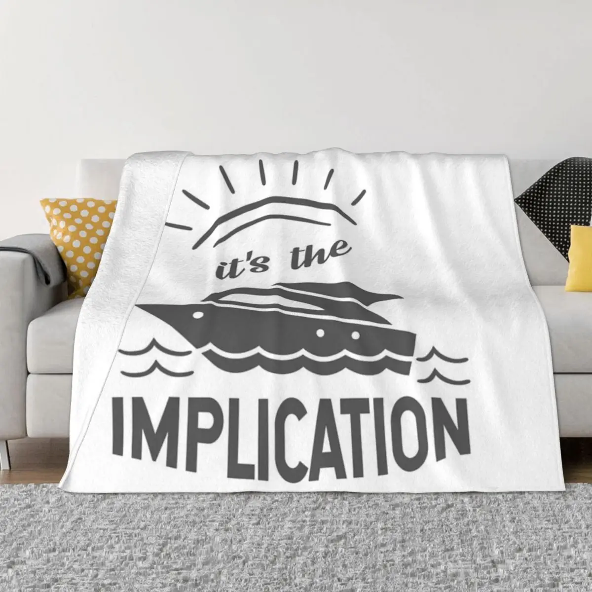 

The Implication - It'S Always Sunny Anime Knee Blanket Couple Blankets Blankets And Throws Throw Blanket