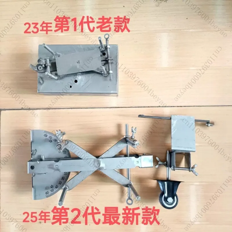 New toothless saw, stair handrail, saddle incision, artifact, round tube square tube oblique angle