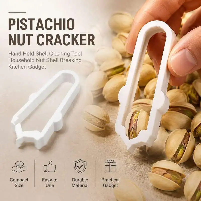 Handheld Pistachio Shell Opener Small Nut Cracking Tool Daily Kitchen Nut Processing Accessory