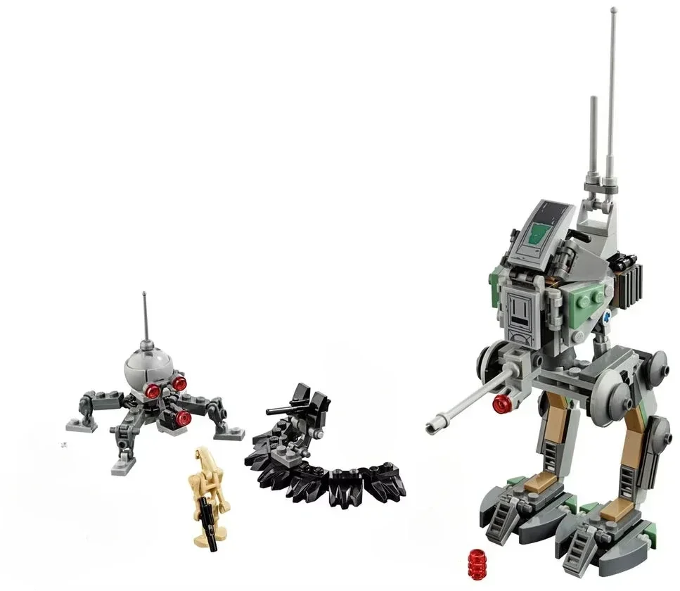 نموذج اللبنات استنساخ الجندي الطوب الاستطلاع آلة المشي الاطفال لغز تجميع الأولاد لعب الأطفال الهدايا