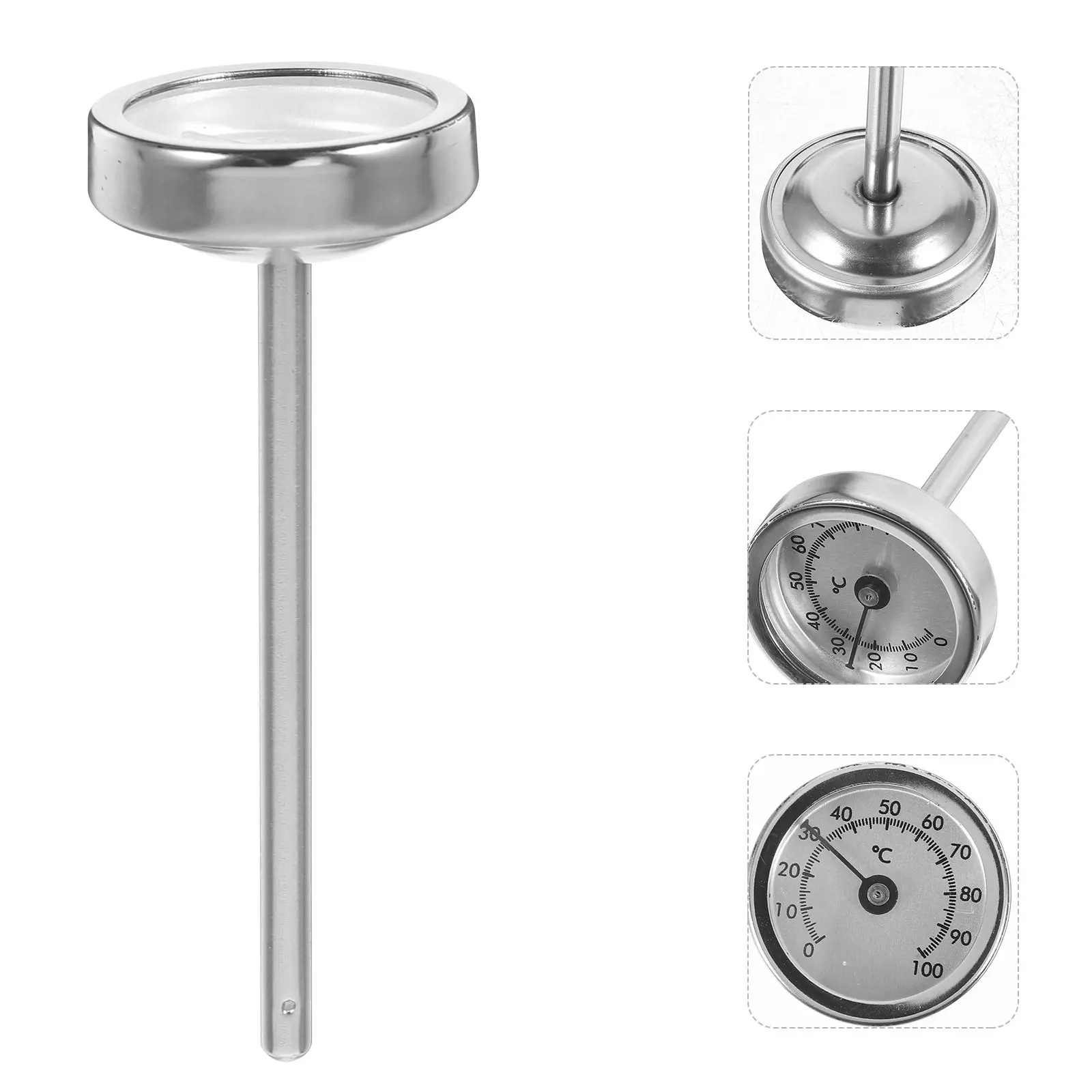 

Electric Kettle Thermometer Stainless Steel Wear Resistant Precise Temperature Gauge Kitchen Thermometer Tool Home Cooking