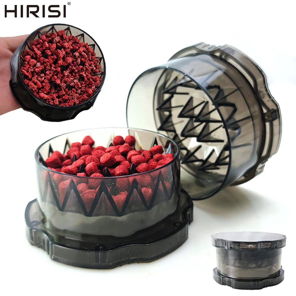 Hirisi Professionelle Karpfenangeln Köder Boilie Crusher Grinder Box Tragbares Schnellschleifwerkzeug für Boilies Pellets