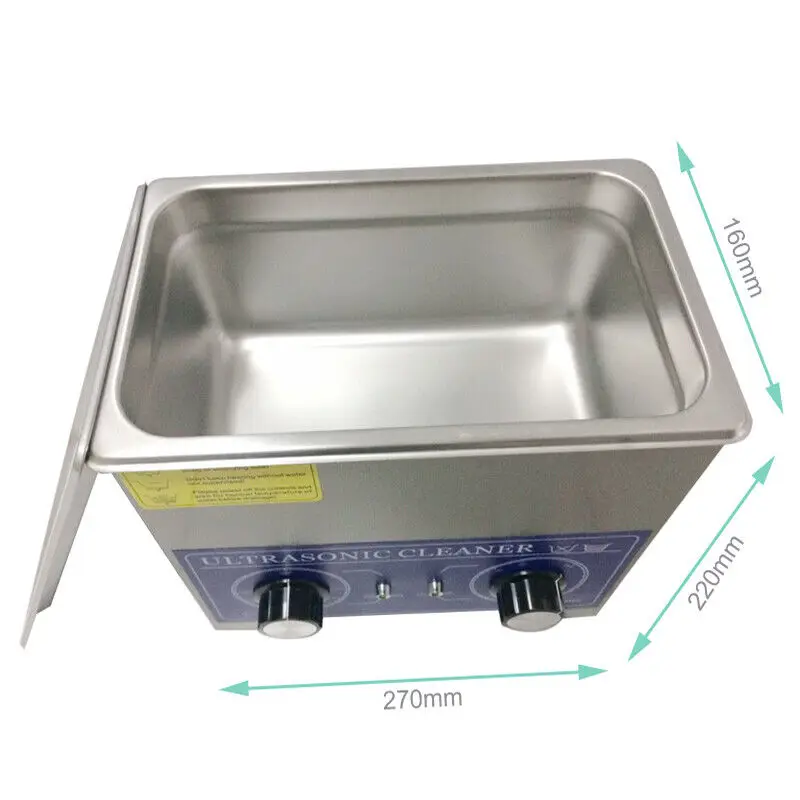 3.2L Ultrasonic Cleaers Glasses metal jewelry Cleaning laboratory Stainlesssteel