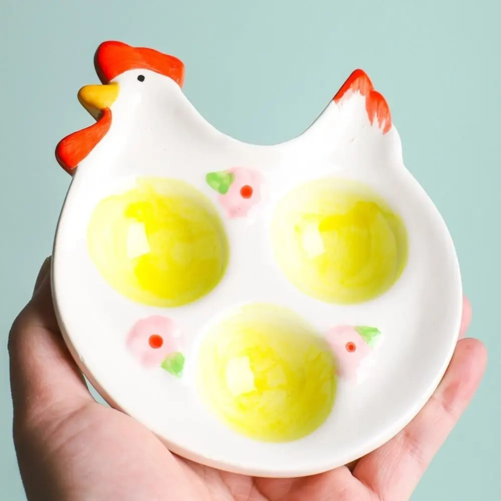 

Reusable Cute Egg Tray Chick Design Cartoon Egg Cup Decorative Ornaments DIY Egg Storage Compartments Easter