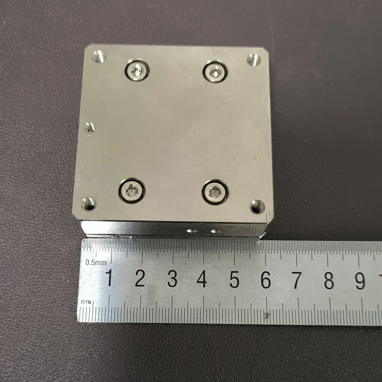 6cm steel guide rail slider Disassemble from the fine-tuning platform with magnetic