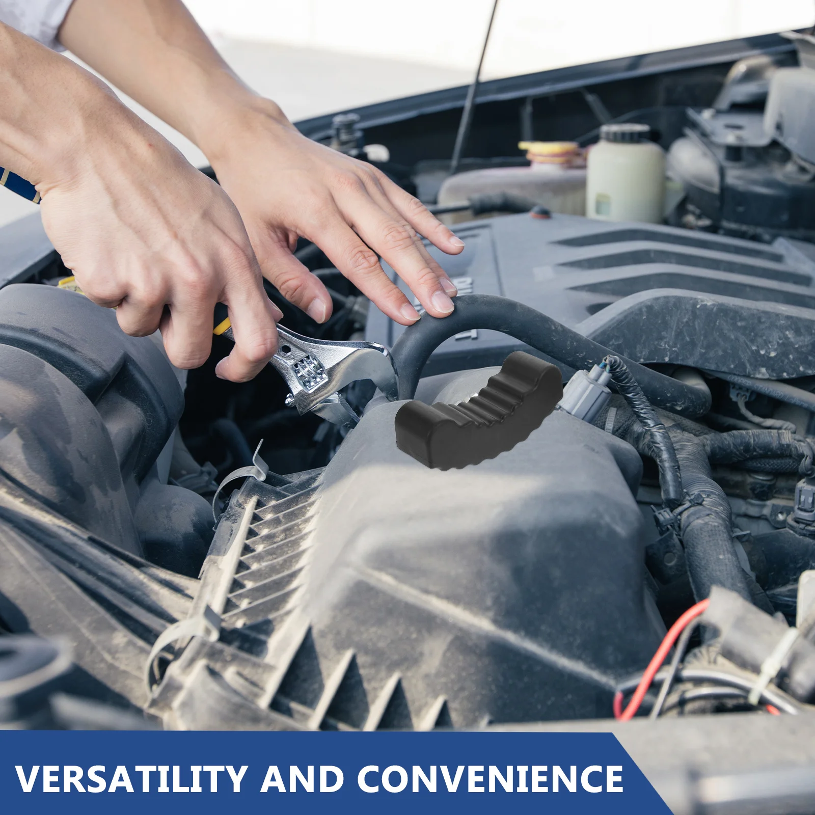 

2 pcs Rubber Pad 6 Ton Floor Heavy Duty Car Lift Support Anti-Slip Surface Frame Rail Protection Jack Stand Pads Car Floor Jack