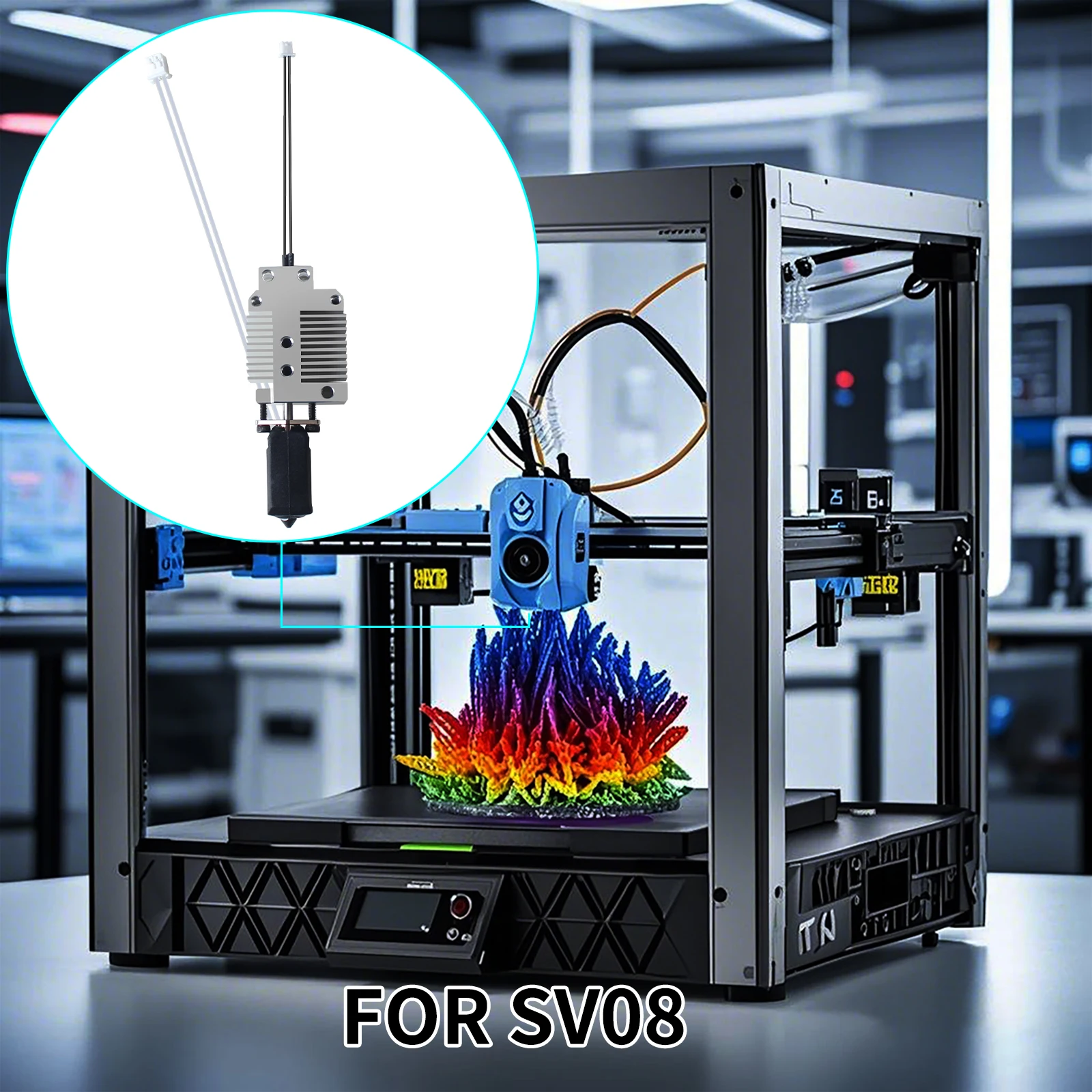 Buse en acier trempé améliorée pour SV08, Kit HotEnd, buse de résistance aux hautes températures pour imprimante 3D SV08