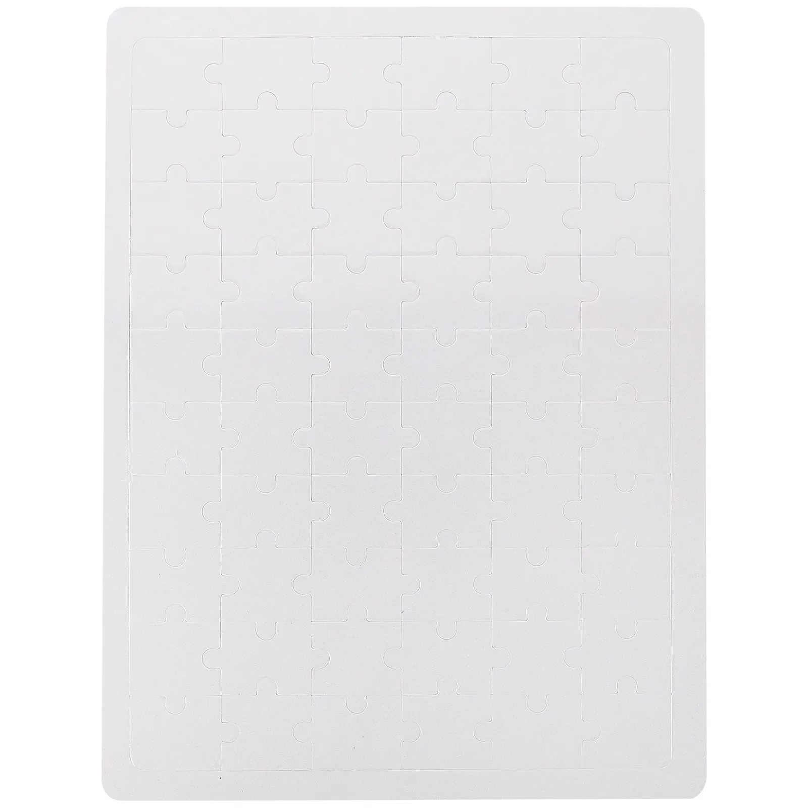 

DIY Heat Transfer Wooden Puzzle Blank Rectangle Thermal Sublimation Craft Puzzle for Kids Classroom Party Family Creativity Gift