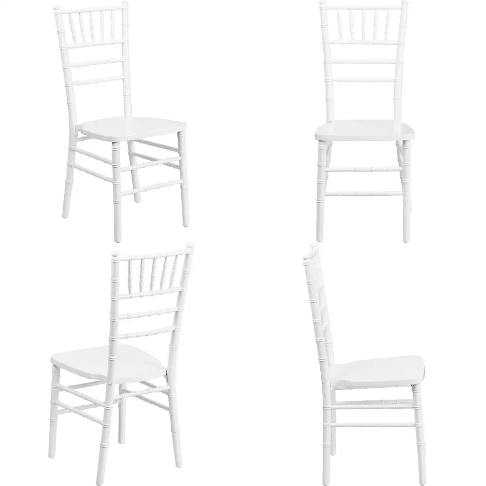 

Элегантный белый стул Chiavari из серии Hercules, идеально подходит для официальных мероприятий и разнообразных событий.