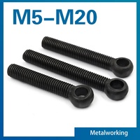 M5 M6 M8 M10 M12 M14 M16 M18 M20 Carbon Steel Eye Bolts M6 M8 M10 M12 Slip-Kot Ring. Link Bolt C0082 Q190 Q191 DIN444 UNI6058;