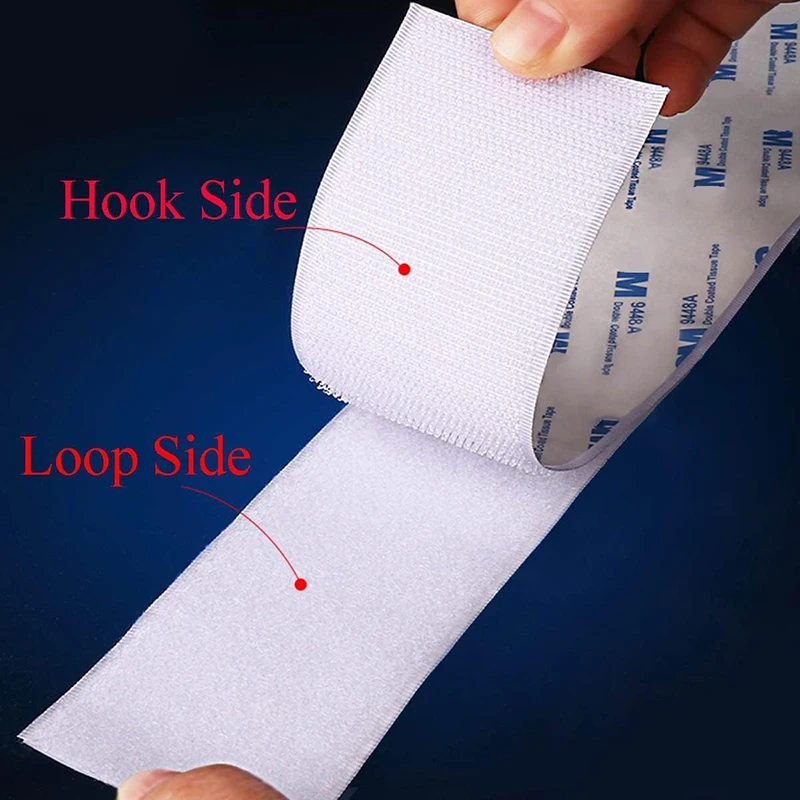 16-100MM Width Strong Self-Adhesive Hook and Loop Fastener Tape Nylon Sticker Adhesive Tape With Glue For DIY Craft Accessories