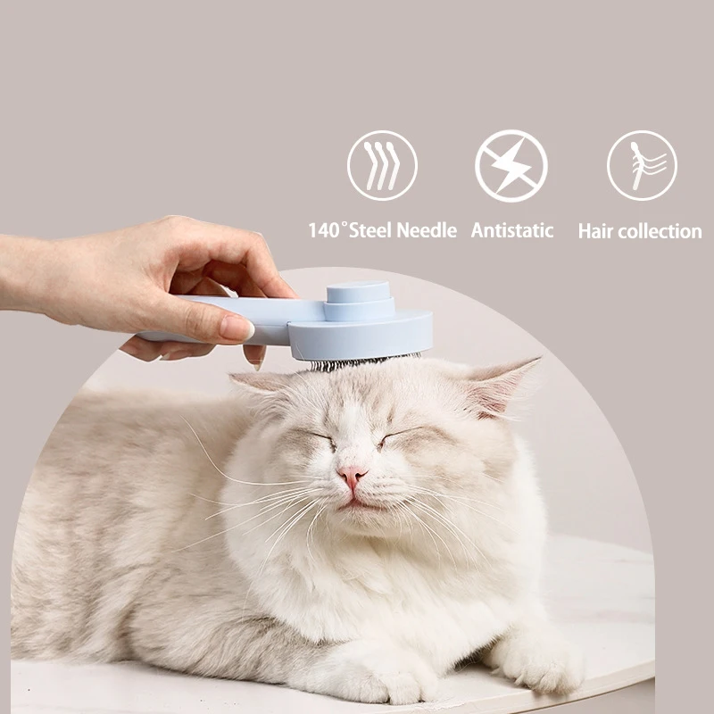 Pet cleaning hair dog comb to remove hair fine  comb