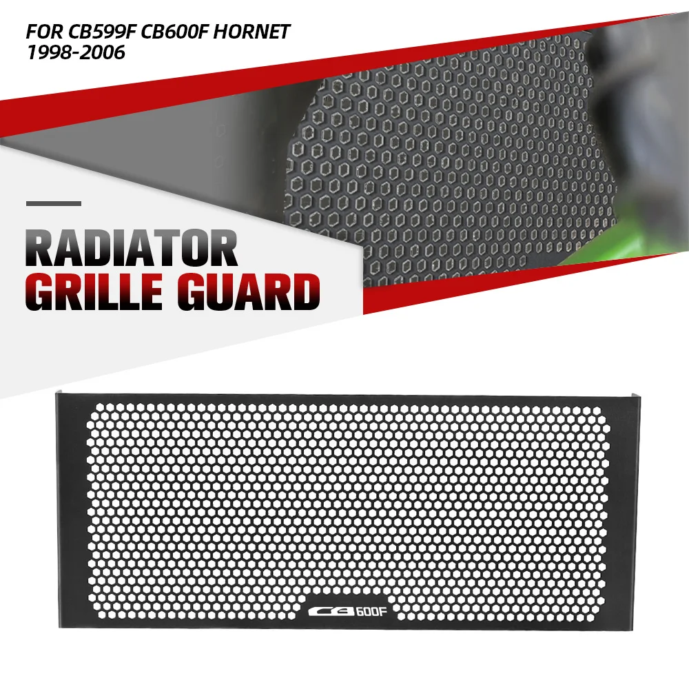 

Vented Radiator Guard Grille Cooler Cover Protection FOR HONDA CB599F CB600F Hornet 1998-1999-2000-2001-2002-2003-2004-2005-2006