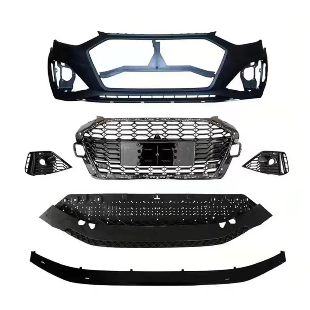 

SXLL A4 S4 Обновление к комплекту RS4 Хвостовое горло Передний бампер Передняя губа 2021 2022 2023 2024 2025 Высокое качество Заводская цена