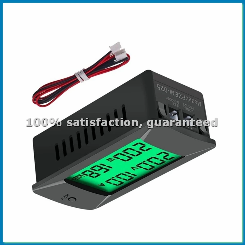 

Цифровой измеритель напряжения и тока, детектор мощности, монитор-тестер напряжения DC 0-300В 300А, ЖК-дисплей, измеритель мощности PZEM-025-ABLL