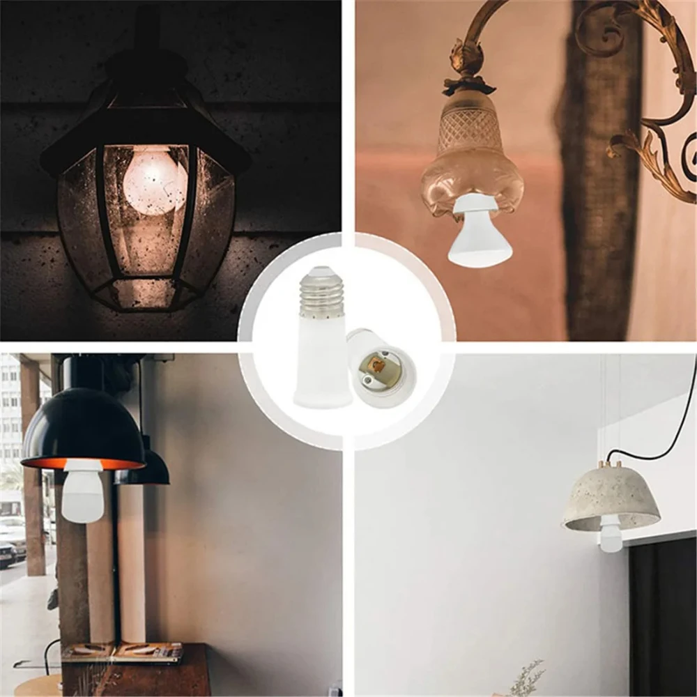 E27 socket Lamp Holder extended Extension Socket Bulb Holder Lighting Accessories