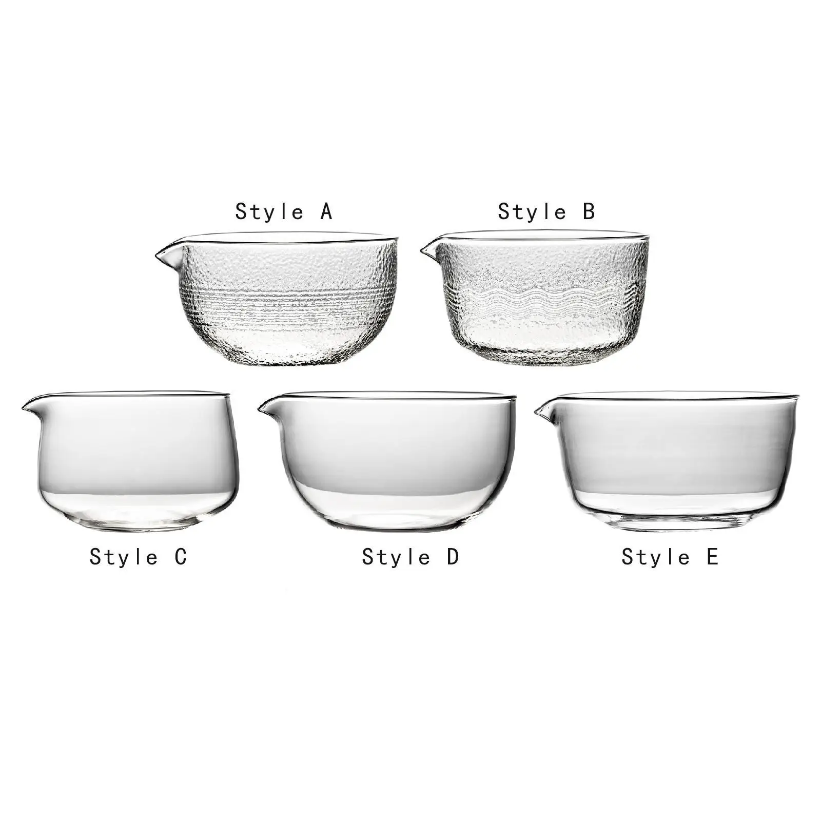 

Glass Matcha Bowl Handmade Unique Gift Clear Easy Clean Tea Bowl Chawan for Cold Brew Matcha Powder Iced Tea Matcha Tea Office