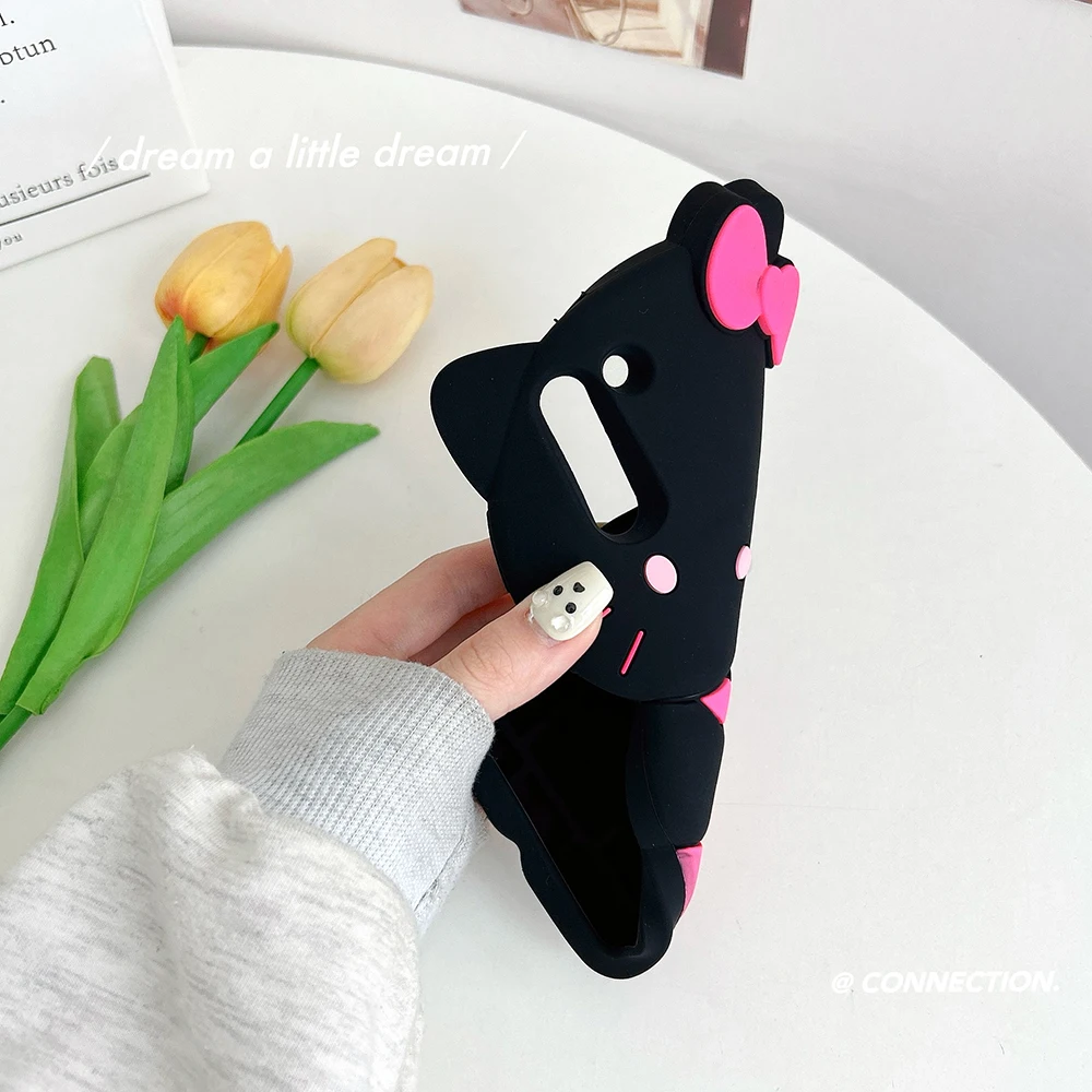 For Samsung Galaxy S20 S21 S22 S23 S24 FE Ultra Plus A14 A15 A16 A24 A25 A26 A34 A35 A36 A54 A55 Bow Hello Kitty Soft Cover Case - náhled 5