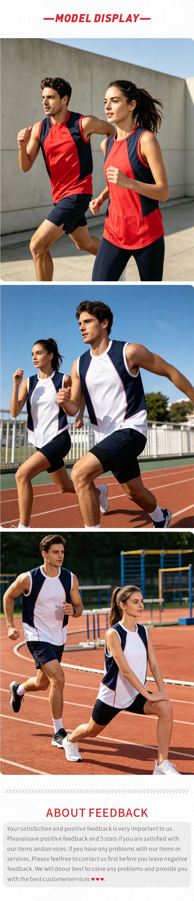 Personalisierte Weste mit kostenlosem Logodruck, Tanktops, Fitness-Laufweste, Sport-Singlet, Sommer-Sportshirt ohne Ärmel, schnelltrocknendes T-Shirt – Detail 3