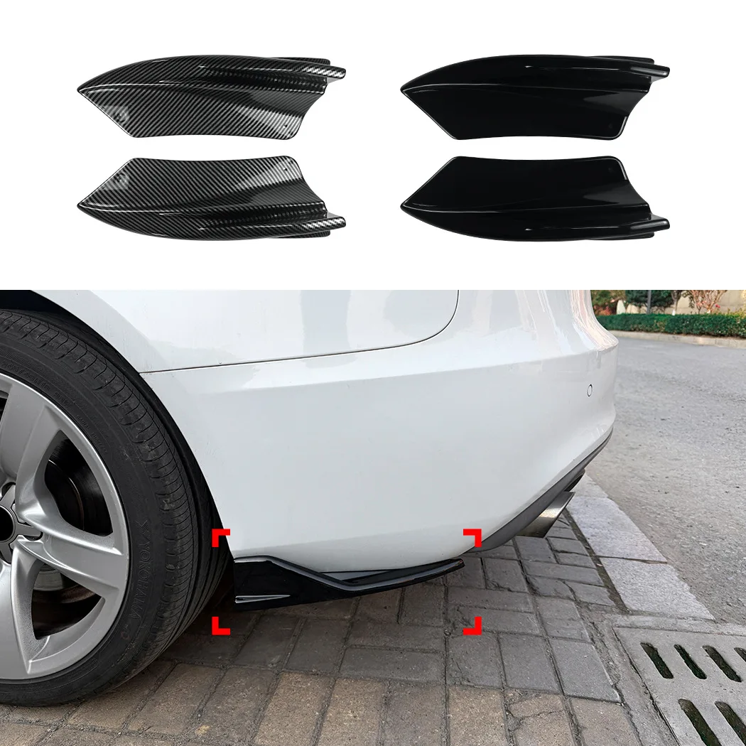 

Для Audi A5, S5, 8T, поздних моделей Sportback Sline, четырехдверных. Накладка на заднее крыло, автомобильные наклейки, модификация спойлера. аксессуары