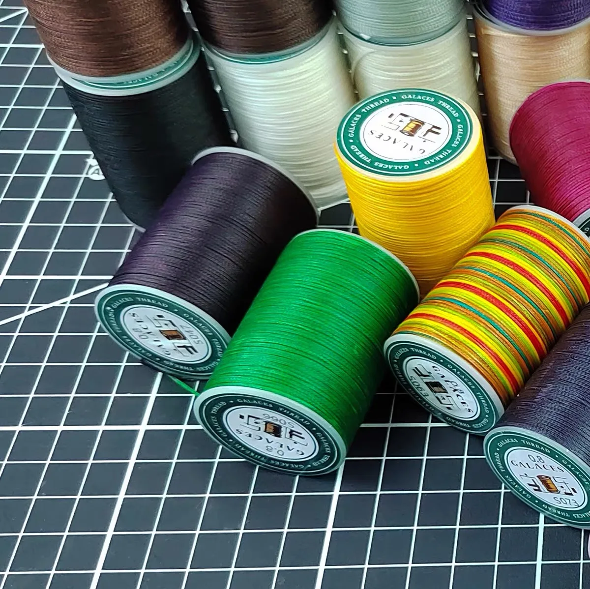 0.8/1.0mm Flat Waxed Threadfor Hand Made Decoration Bracelet Necklace Rope Polyester Cord String Leather Sofa Seat Sew Thread
