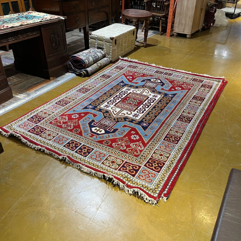 

New bohemian living room sofa carpet ethnic style homestay decorative carpet thickened home floor mat carpet