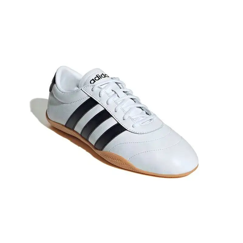 Womens Adidas JQ9688 Retro Casual Sneakers White Core Black Gum Lightweight Breathable Sport Shoes