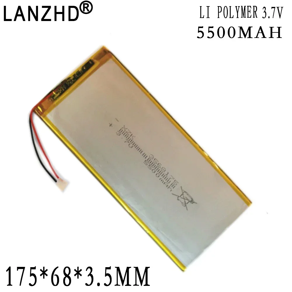 1-10pcs 3568175 3.7v 5500mAh Li-polymer battery FOR Medical Equipment, Communication Equipment, Engineering testing