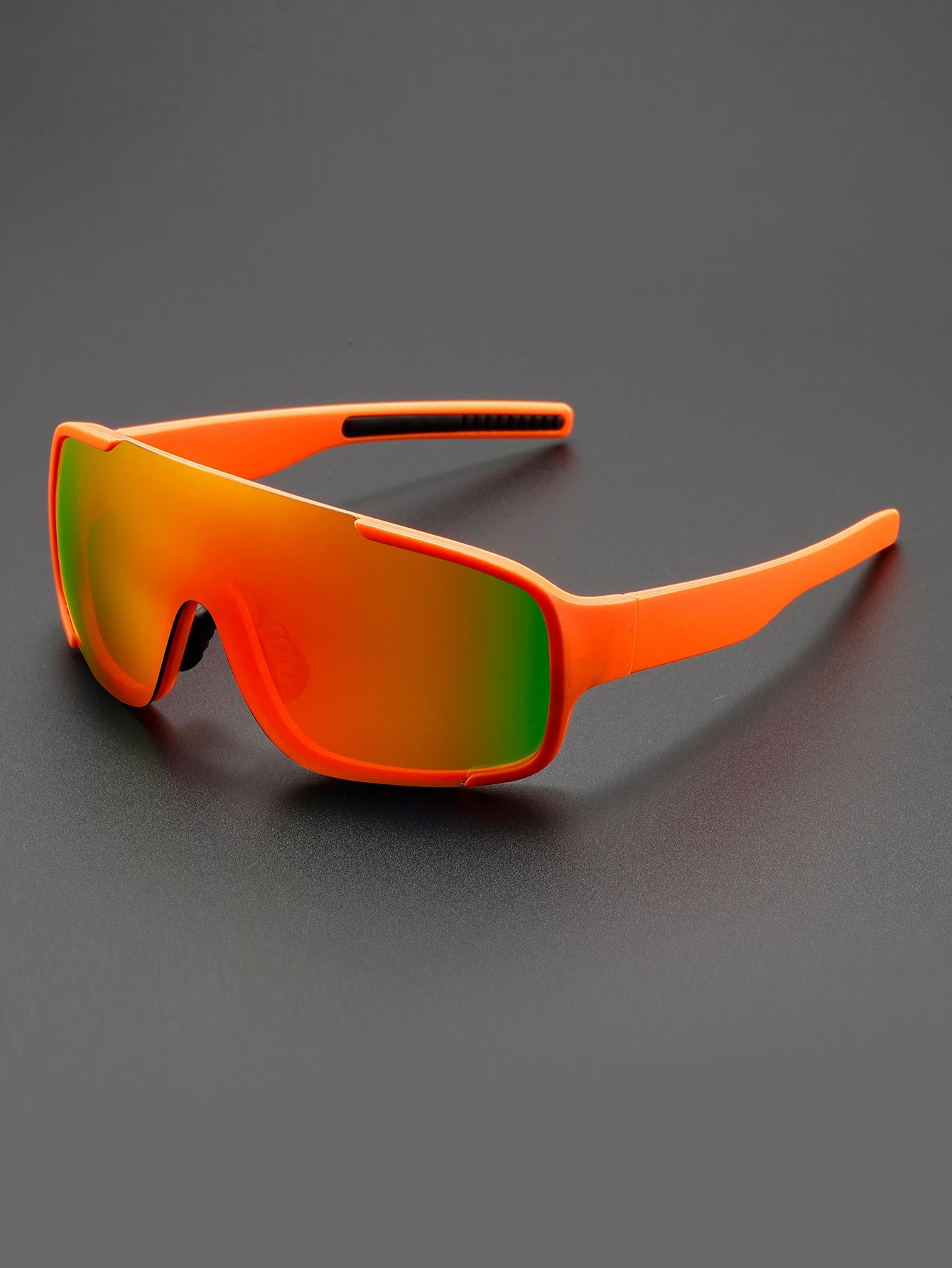 1 Pair of Men's One-Piece Casual and Fashionable Sports Glasses, Simple and Versatile Outdoor Cycling Glasses for Men and Women,