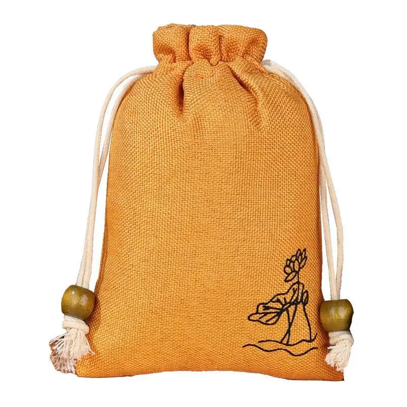 5 قطعة حقيبة قماش قنب التطريز مجوهرات سوار الرباط سعة كبيرة متعددة الوظائف مقاوم للماء حقيبة التخزين مقاومة للاهتراء #2