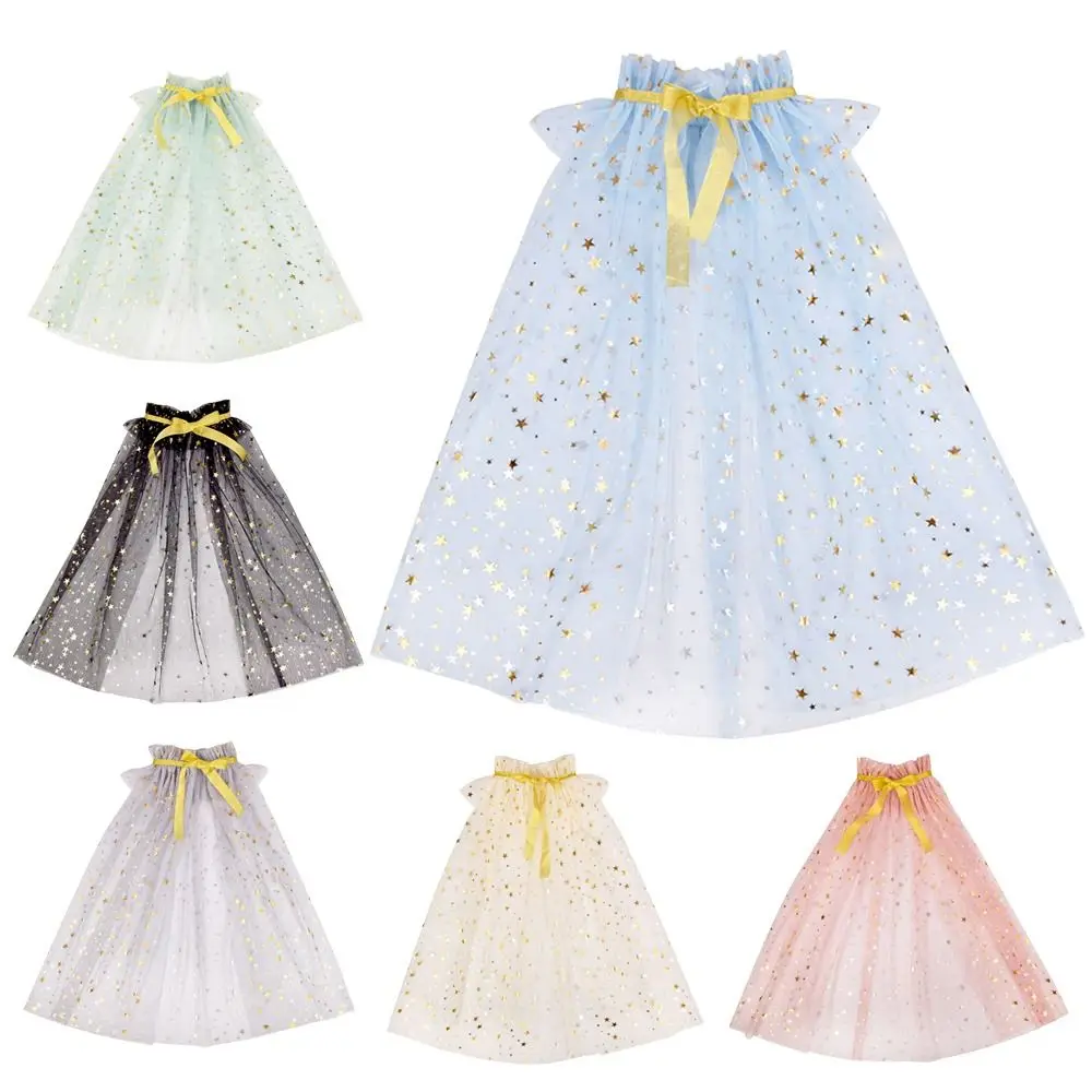 Neue Pailletten Mädchen Prinzessin Cape Nette Süße Kinder Kostüm Mantel Mesh Cosplay Mädchen Tüll Mantel Leistung Zubehör