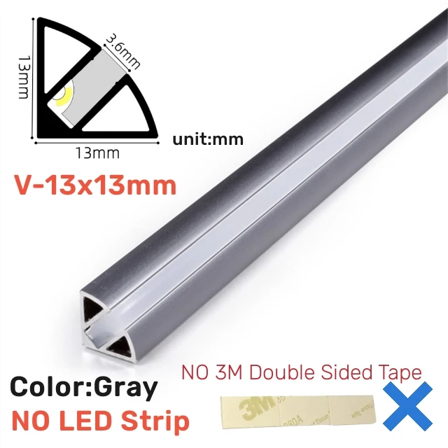 Onzichtbare H7mm LED Schuine Beam Aluminium Profiel Opbouw Ultradunne Kast Laag Rand Plank Paneel Harde Bar Strip Verlichting